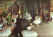 Edgar Degas Rehearsal on the Stage oil painting